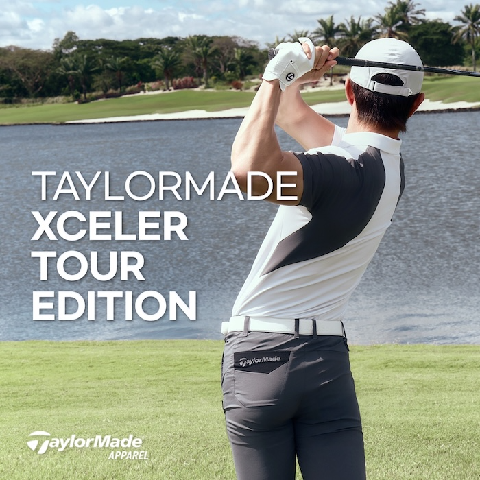 한성에프아이 프리미엄 퍼포먼스 골프웨어 브랜드 테일러메이드 어패럴은 해외 라운딩・투어를 계획 중인 골퍼들을 위한 특별 기획전 ‘엑셀러 투어 에디션’ 프로모션을 진행한다고 11일 밝혔다. / 사진=테일러메이드 어패럴