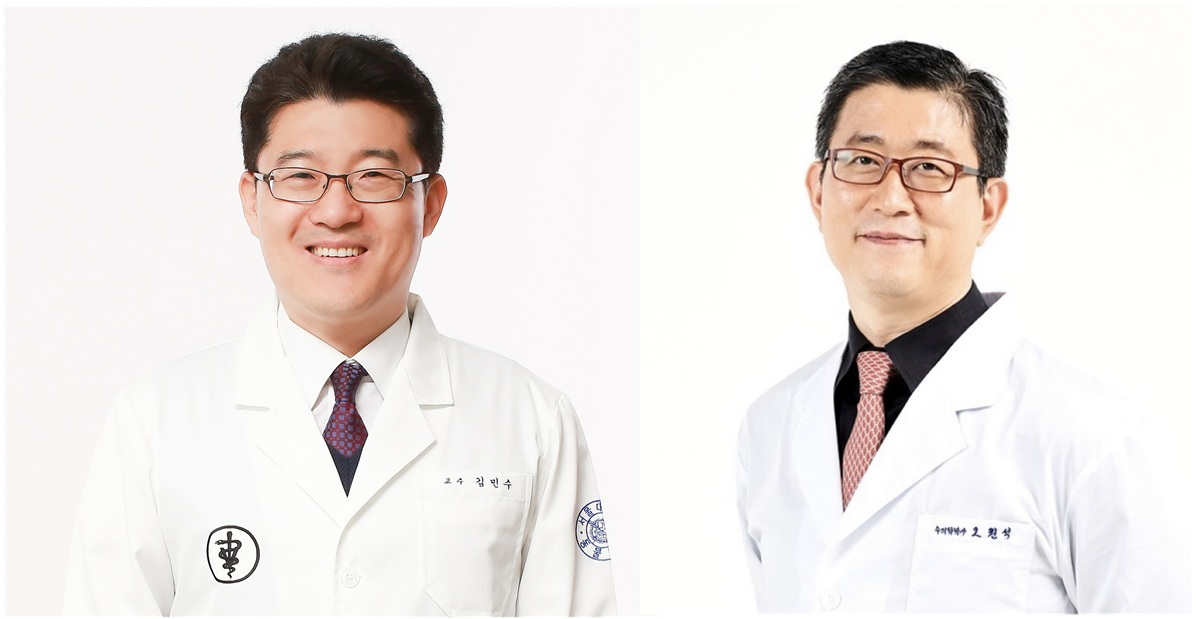 서울대 수의과대 김민수 교수와 만성 난치병 치료전문가인 오원석 겸임교수(왼쪽부터)