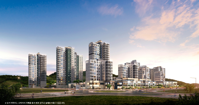 엘리프 세종 스마트시티 투시도./사진제공=계룡건설 컨소시엄