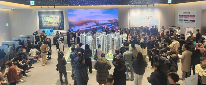 '태화강 센트럴 아이파크' 견본주택 내부./사진제공=HDC현대산업개발