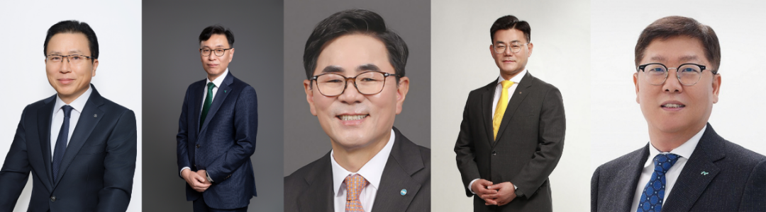 ▲(왼쪽부터) 전필환 신한캐피탈 대표, 김용석 하나캐피탈 대표, 기동호 우리금융캐피탈 대표, 장종환 NH농협캐피탈 대표, 김성욱 iM캐피탈 대표