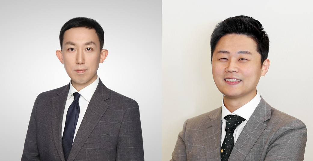 유통 담당 채성원 대표(왼쪽), 식품 담당 황성윤 대표./사진제공=이랜드그룹