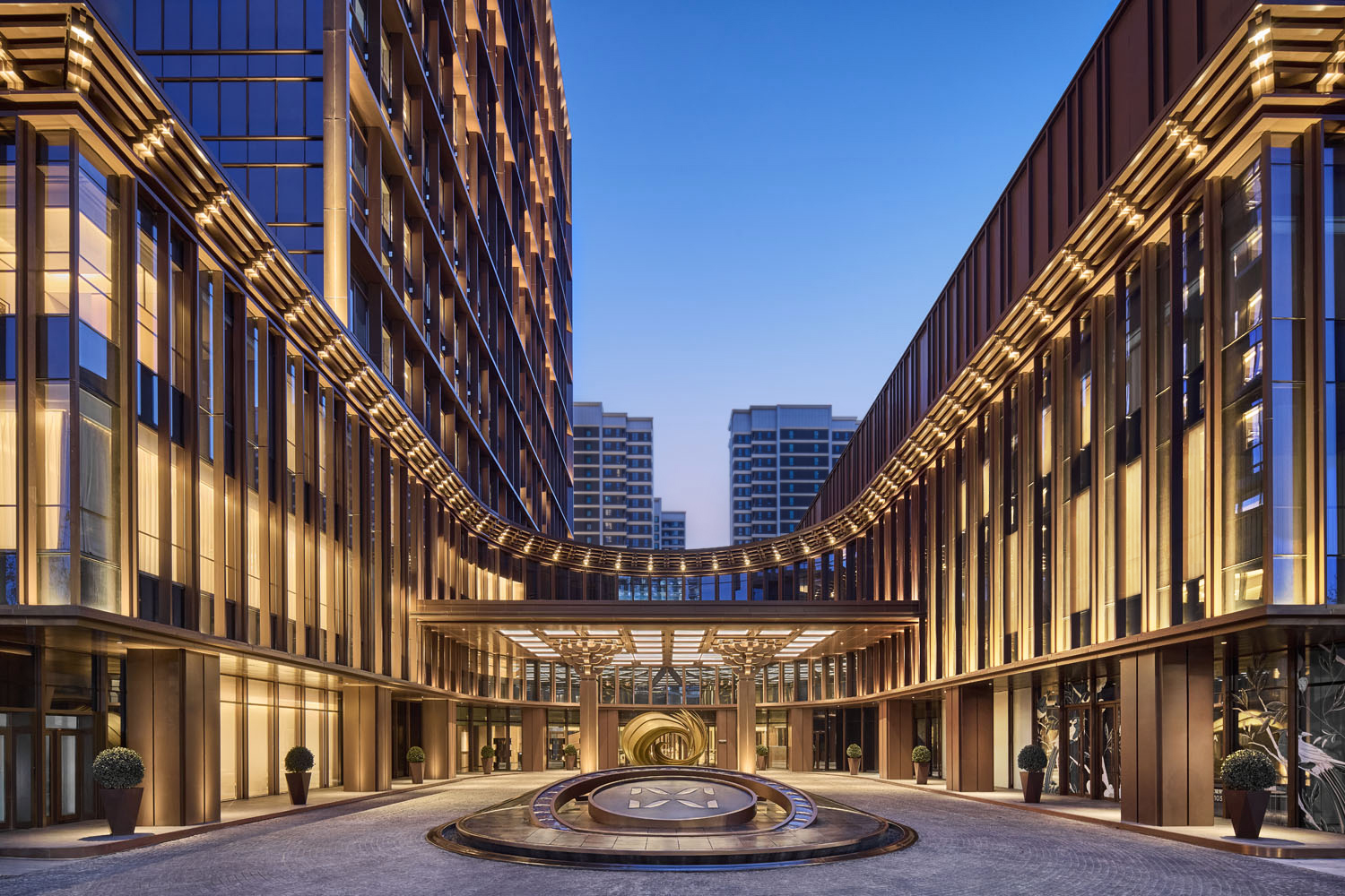 신라모노그램 시안 호텔 진입로./사진제공=호텔신라