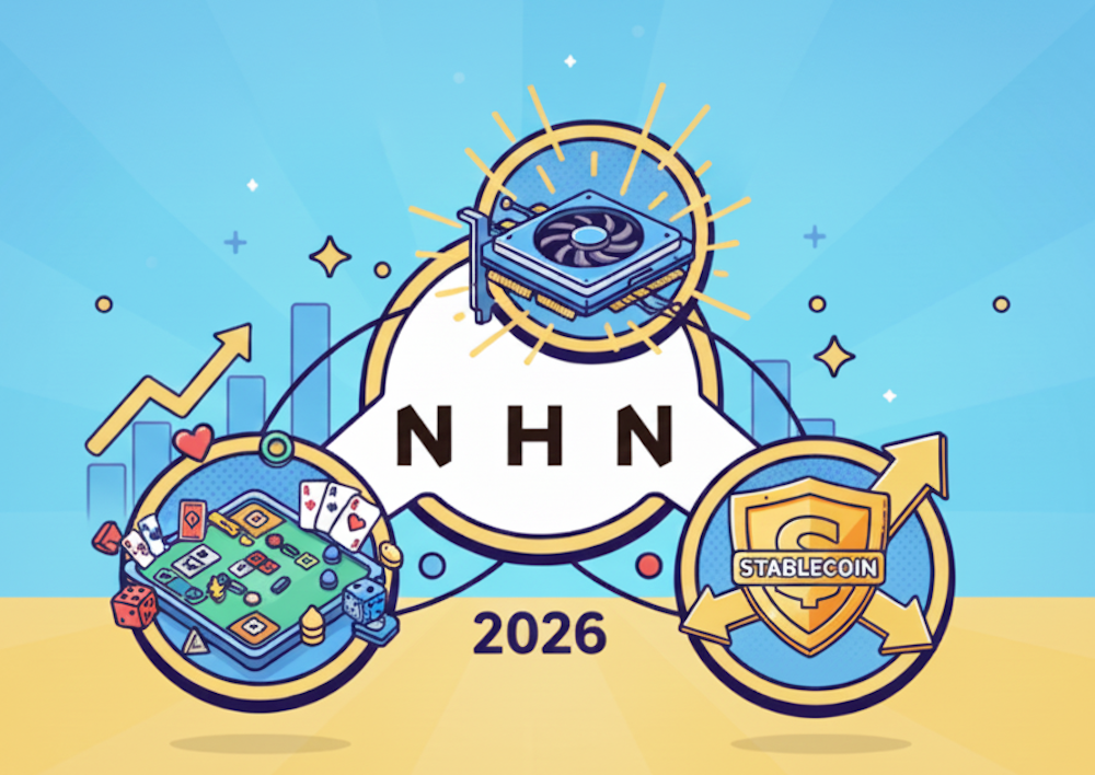 NHN이 올해 웹보드 규제 완화, 정부 그래픽처리장치(GPU) 대규모 지원, 스테이블코인 신사업이라는 ‘트리플 크라운’으로 초호황을 예고한다. /이미지=제미나이