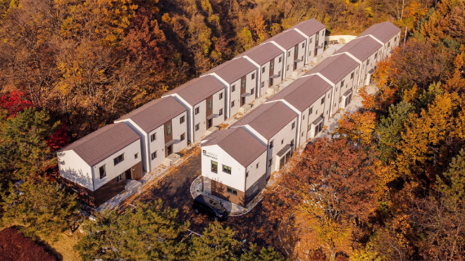 자이가이스트가 모듈러로 준공한 기숙사 ‘드림 포레스트’ 사진./사진제공=GS건설