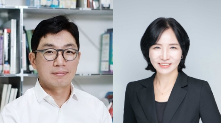 (왼쪽부터) 김유원 네이버클라우드 대표, 이연수 NC AI 대표. /사진=각 사