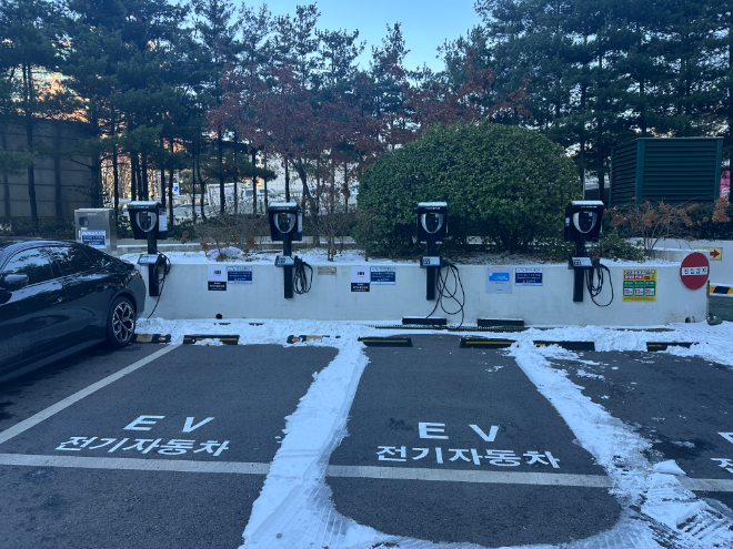 영등포구 전기차 충전시설 지상 이전설치 완료 모습./사진제공=영등포구청
