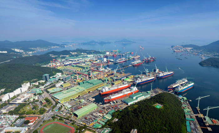 삼성중공업 거제 조선소 전경. /사진제공=삼성중공업