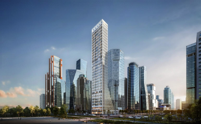 앙사나 레지던스 여의도 서울 조감도./사진제공=현대엔지니어링