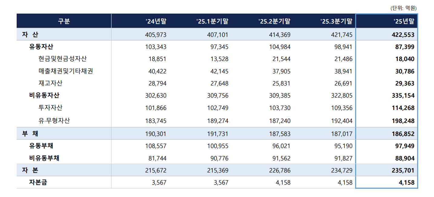 삼성SDI 요약 재무 상황. / 사진=삼성SDI