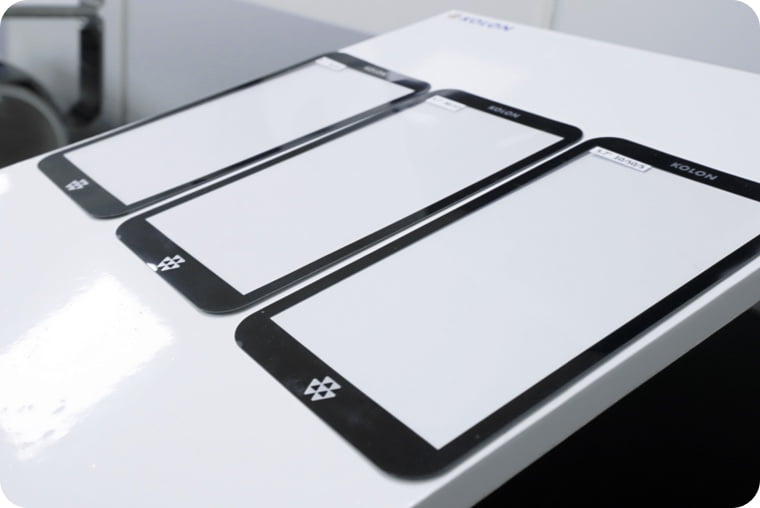 코오롱인더 폴더블 커버윈도우용 CPI필름