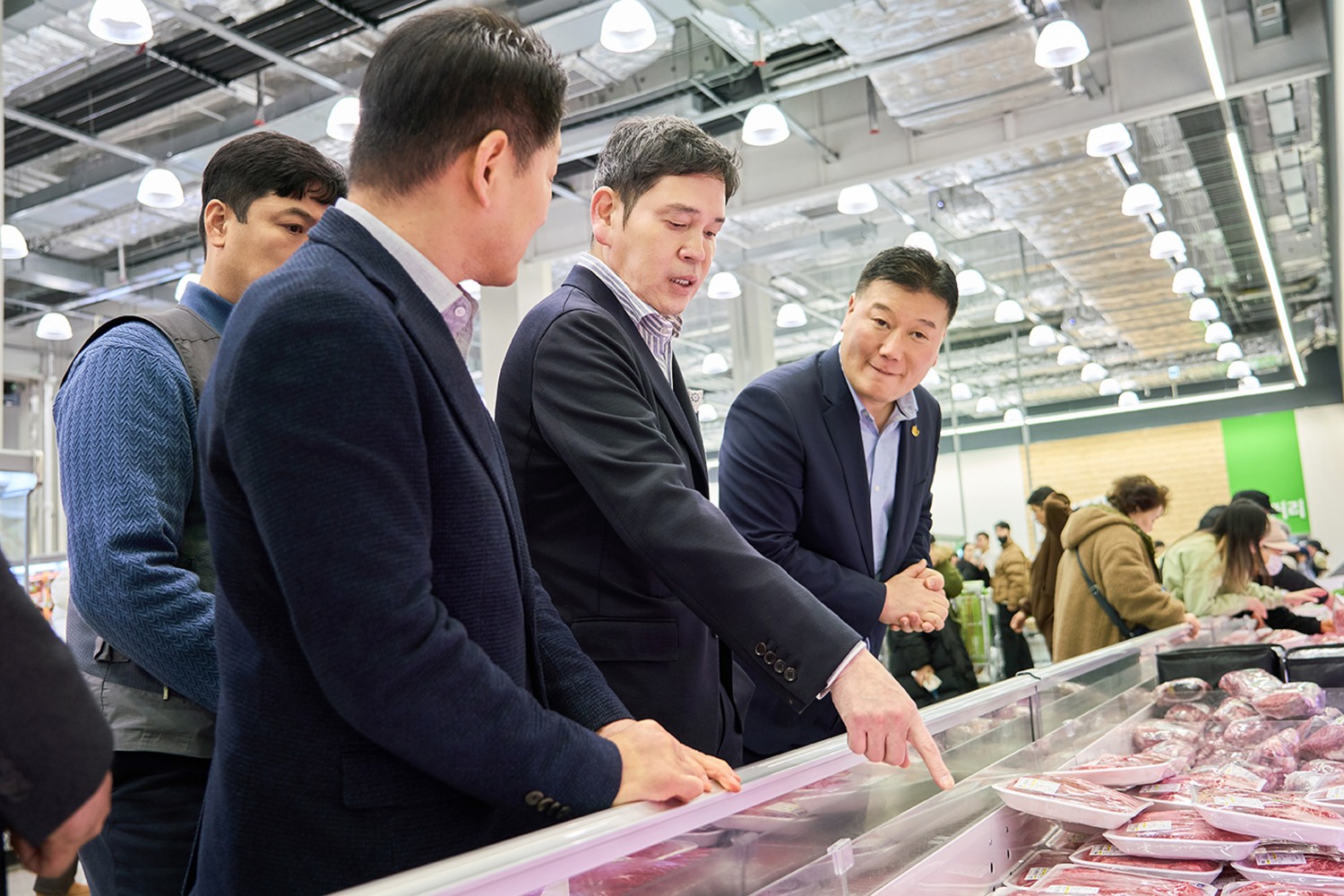 정용진 신세계그룹 회장이 트레이더스 구월점을 방문했다. /사진제공=신세계그룹