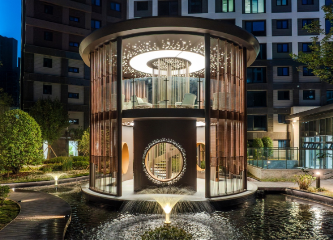 래미안 원페를라 '윈드 라이브러리 가든'./사진제공=삼성물산 건설부문