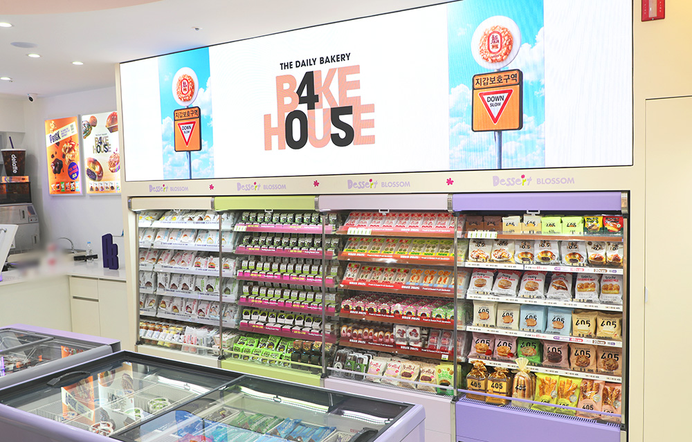 CU 디저트 큐레이션존. /사진제공=BGF리테일