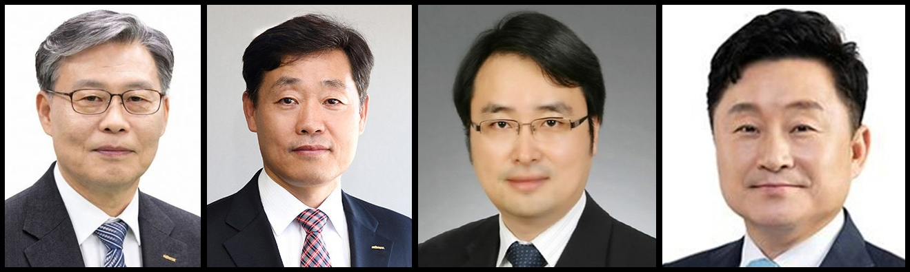 왼쪽부터 김태승 한국철도공사 사장, 정왕국 SR 대표이사, 이헌욱 한국부동산원 원장, 최인호 주택도시보증공사 사장./사진=각 기업