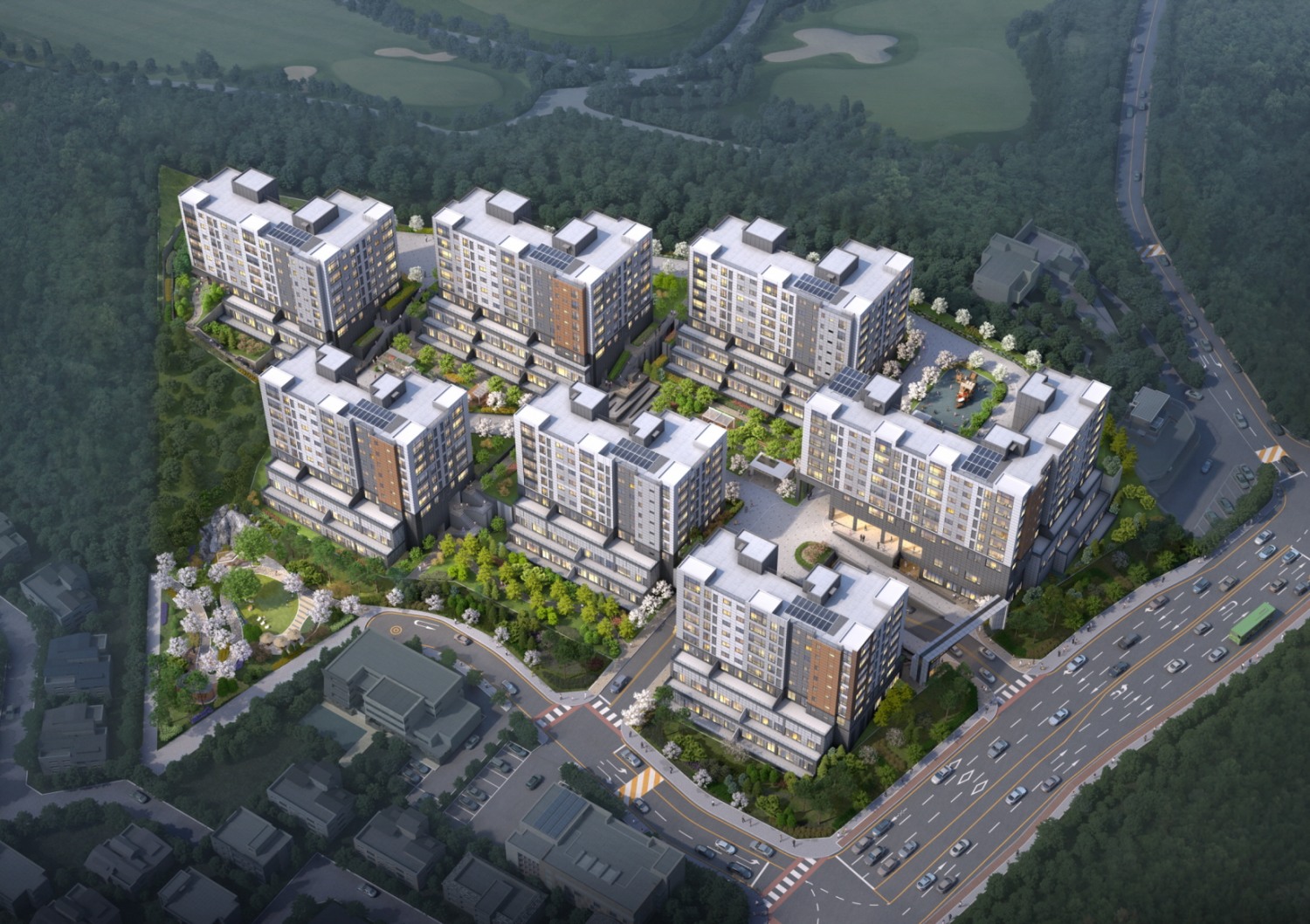 용인 플랫폼시티 라온프라이빗 아르디에 조감도./사진제공=라온건설