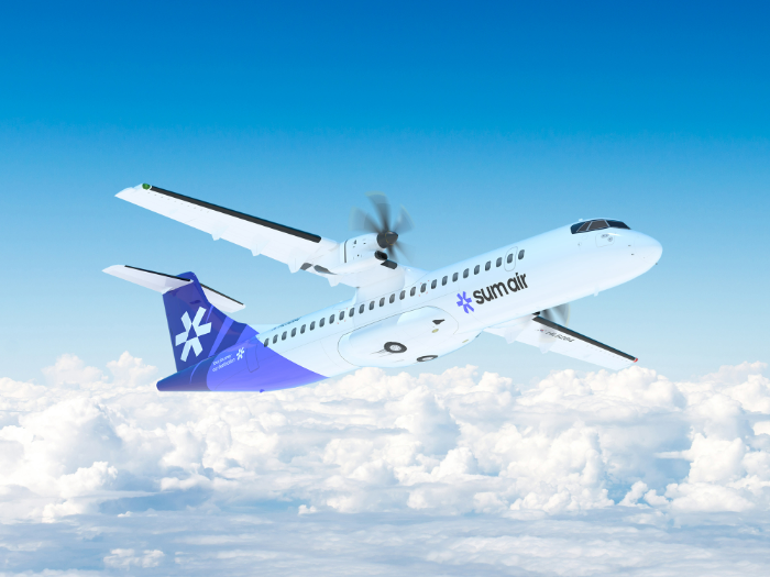 김포-사천 노선 운영 기재인 섬에어 1호 신조기. /사진제공=섬에어