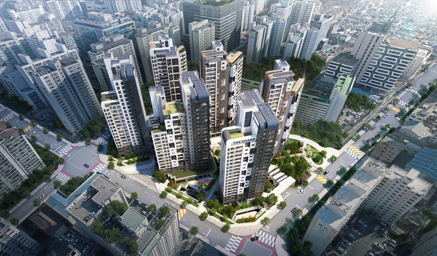 더샵 프리엘라 조감도./사진제공=포스코이앤씨