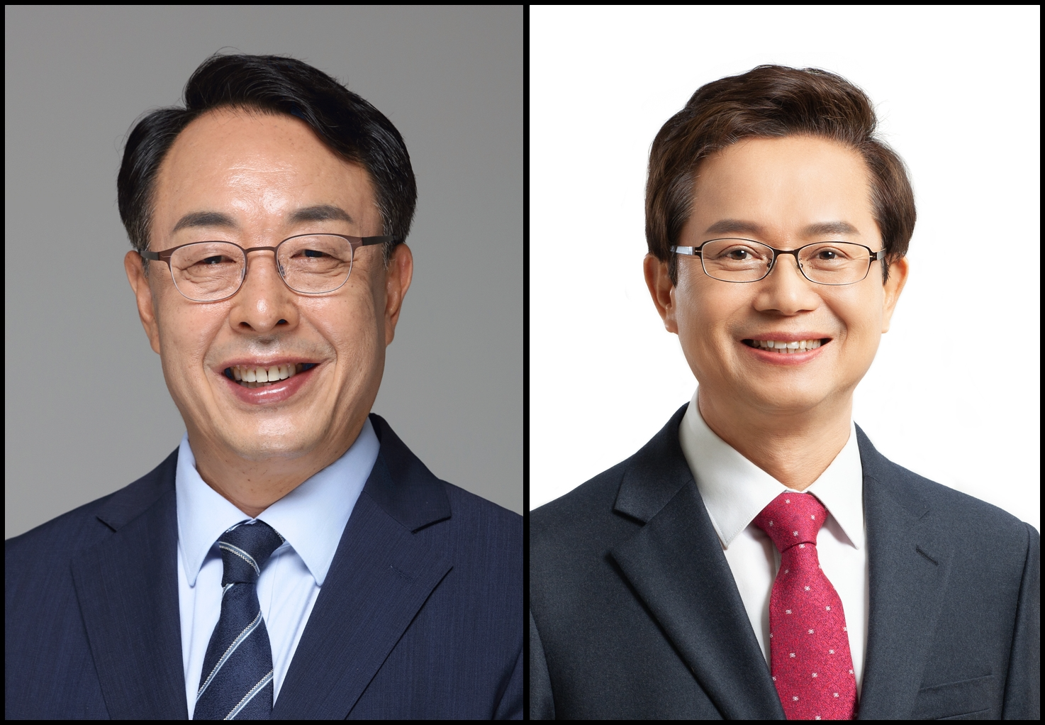 최웅식 국민의힘 서울시당 부위원장(왼쪽), 최호권 영등포구청장./사진=중앙선거관리위원회