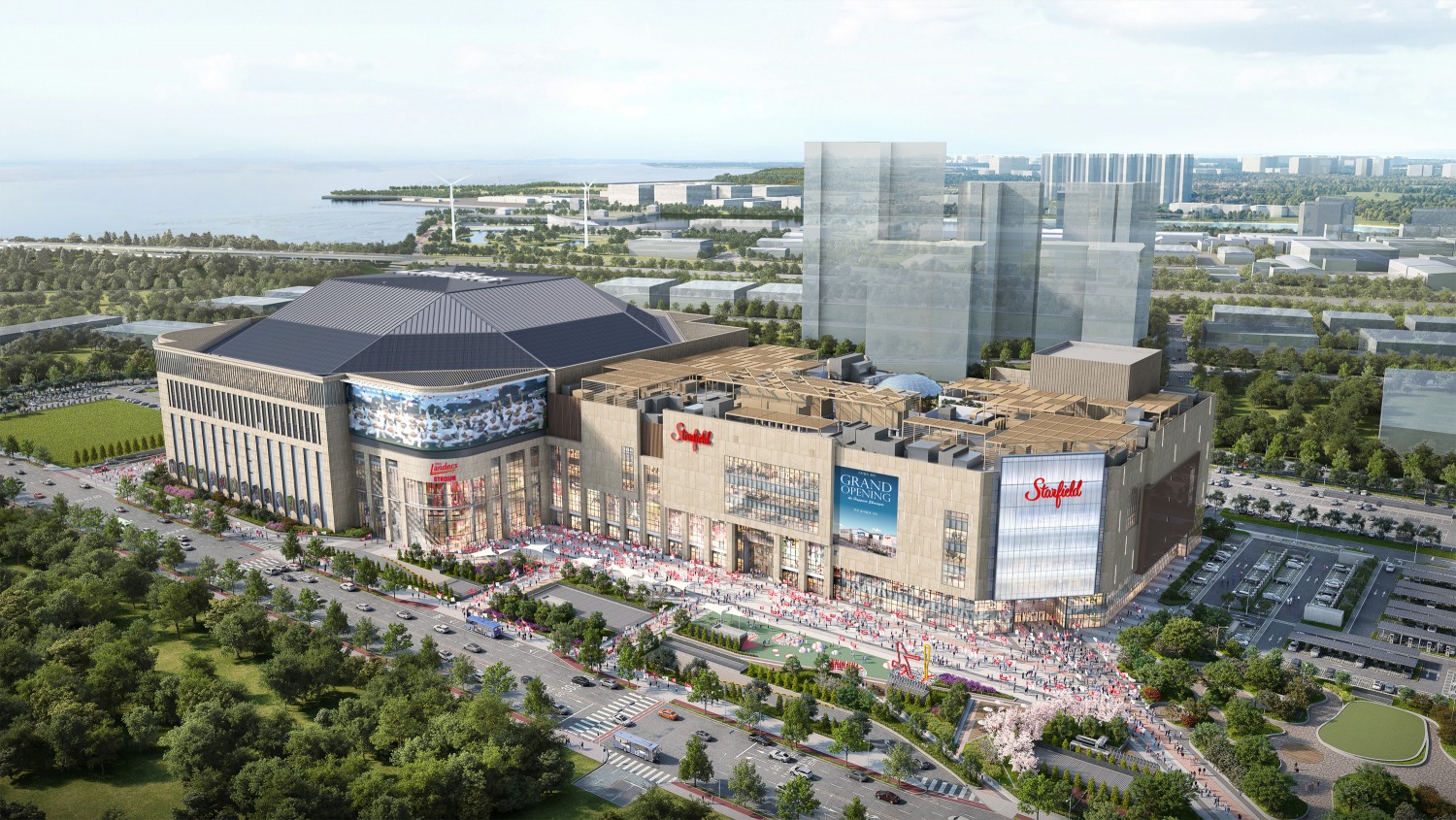 스타필드 청라 전체 조감도./사진제공=신세계그룹