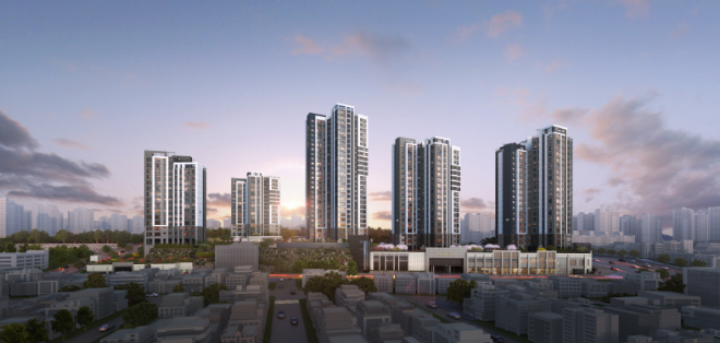 해링턴 플레이스 오룡역 투시도./사진제공=진흥기업