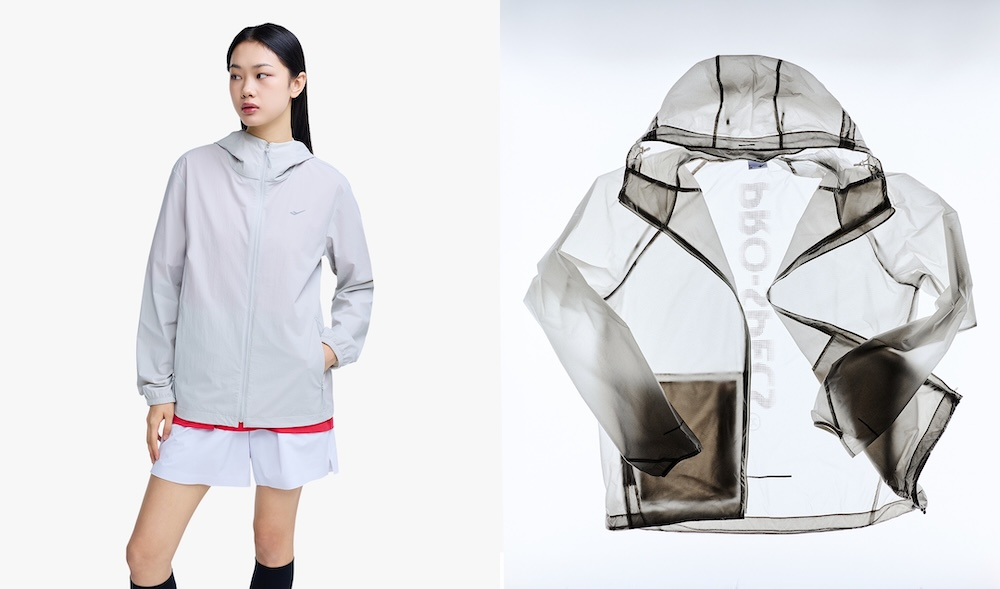 LS네트웍스의 스포츠 브랜드 프로-스펙스는 야외활동이 증가하는 시즌을 맞아 가벼운 착용감과 뛰어난 휴대성을 갖춘 초경량 윈드브레이커 2종을 출시했다고 25일 밝혔다. /사진=프로-스펙스