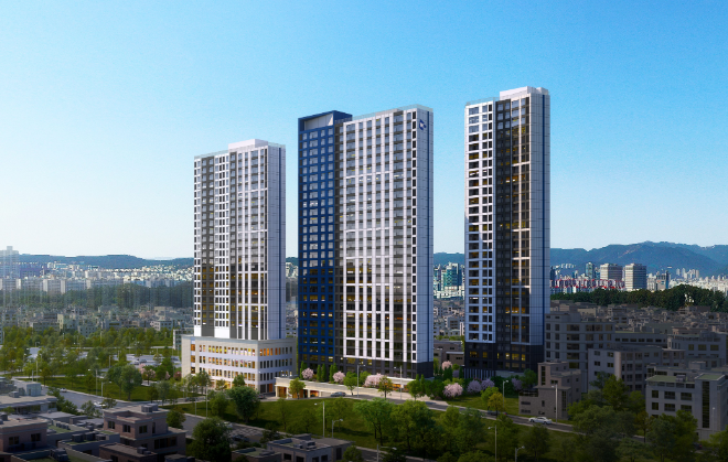 충정로1구역 공공재개발 투시도./사진제공=두산건설