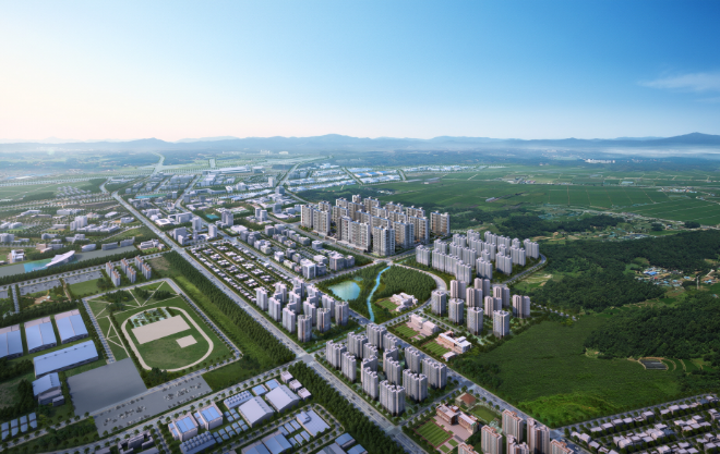 '첨단3지구' 광역조감도./사진제공=피알메이저