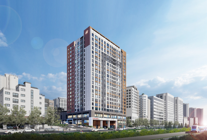 힐스테이트 안양펠루스 투시도./사진제공=현대건설