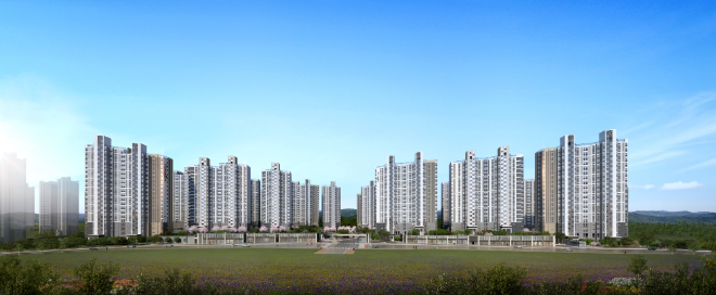 동탄 파라곤 3차 투시도./사진제공=라인건설