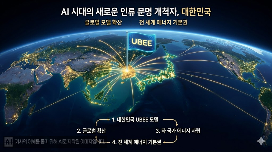 ▲대한민국은 지금까지 추격하며 달려 왔지만, 이제는 스스로 미래를 개척할 수 있는 위치에 서 있다. (이미지: 생성형 AI 활용)