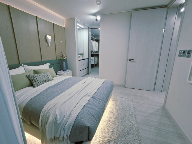 59B㎡타입 안방·드레스룸 전경./한국금융신문 조범형 기자