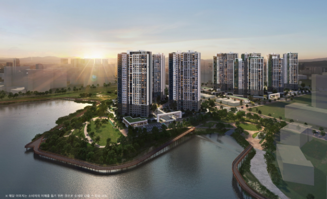 엘리프 성성호수공원 이미지./사진제공=계룡건설