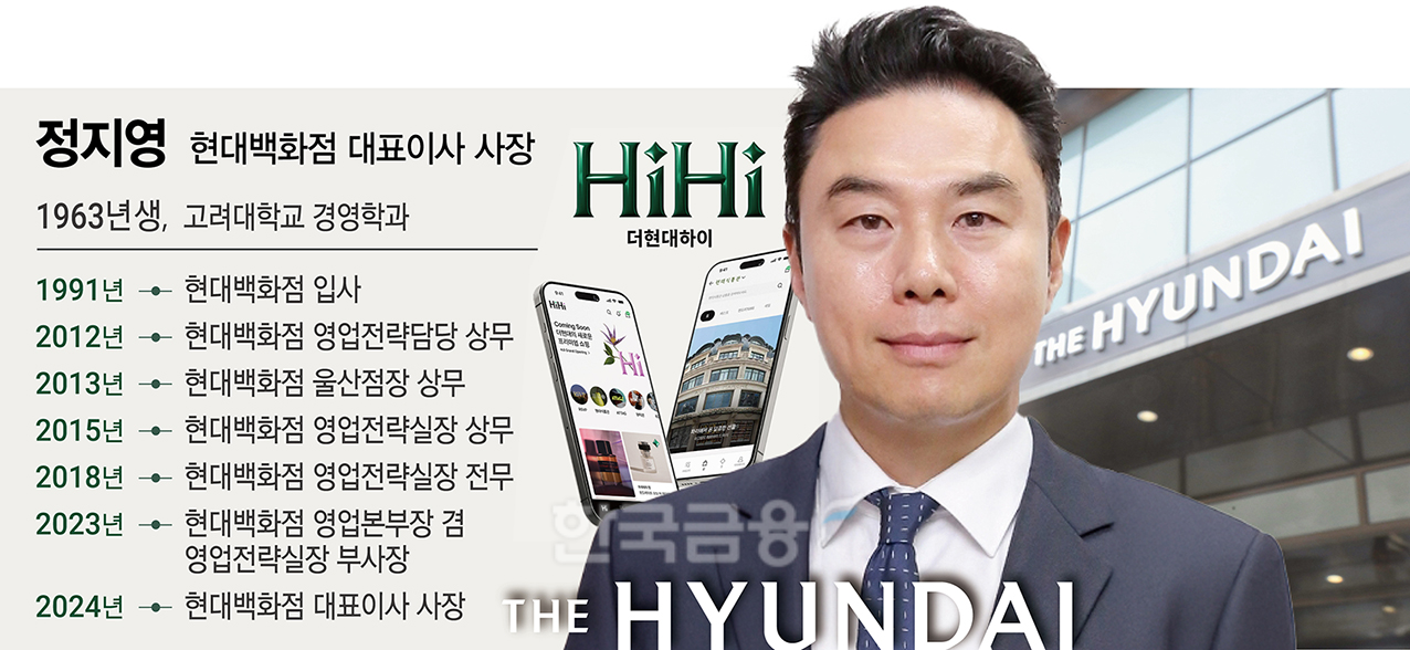 ‘더현대 Hiʼ 출격…‘더 현대 신화ʼ 정지영, 이커머스 승부