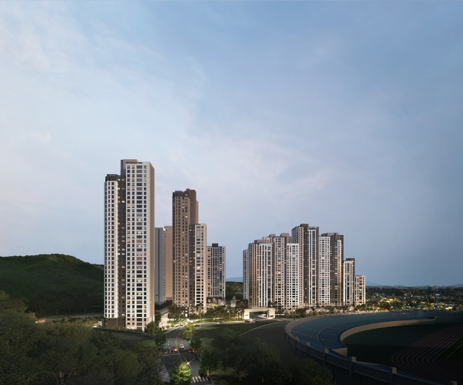 두산위브더제니스 구미 석경 투시도./사진제공=두산건설