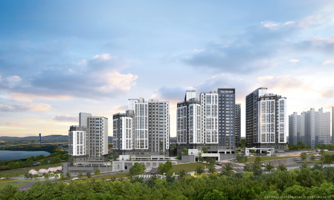 더샵 안동더퍼스트 투시도./사진제공=포스코이앤씨