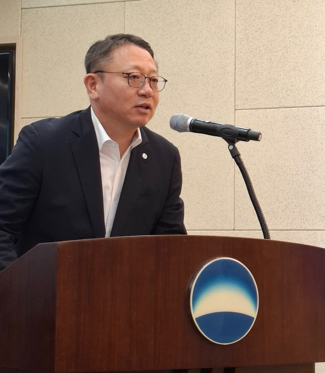 정진완 우리은행장 / 사진제공 = 김성훈 기자