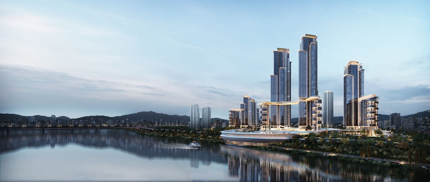 서울 성동구 성수1지구 재개발 사업 투시도./사진제공=GS건설