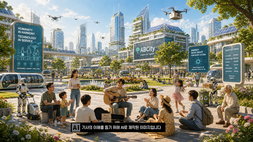 시민들이 노동에서 해방된, 인류 최초의 유토피아의 경로도 열려 있다. 어떤 미래를 만들어갈지는 우리에게 아직 끝나지 않은 숙제다.(생성형AI활용)
