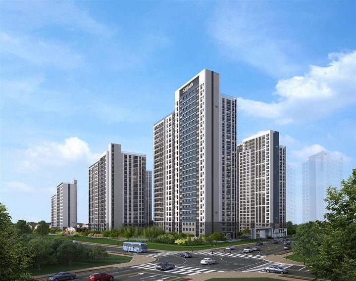 풍무역세권 수자인 그라센트 2차 투시도./사진제공=BS한양