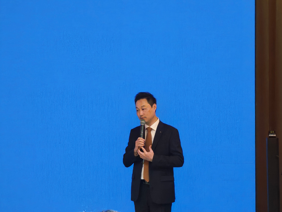 압구정3구역 사업에 대해 설명하고 있는 박성아 현대건설 압구정 재건축 총괄팀장./한국금융신문 조범형 기자
