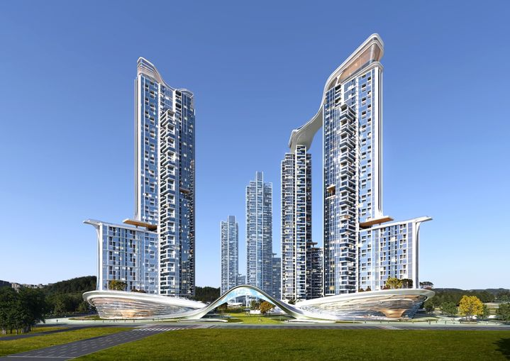 목동1단지 정면 투시도.사진제공=희림건축