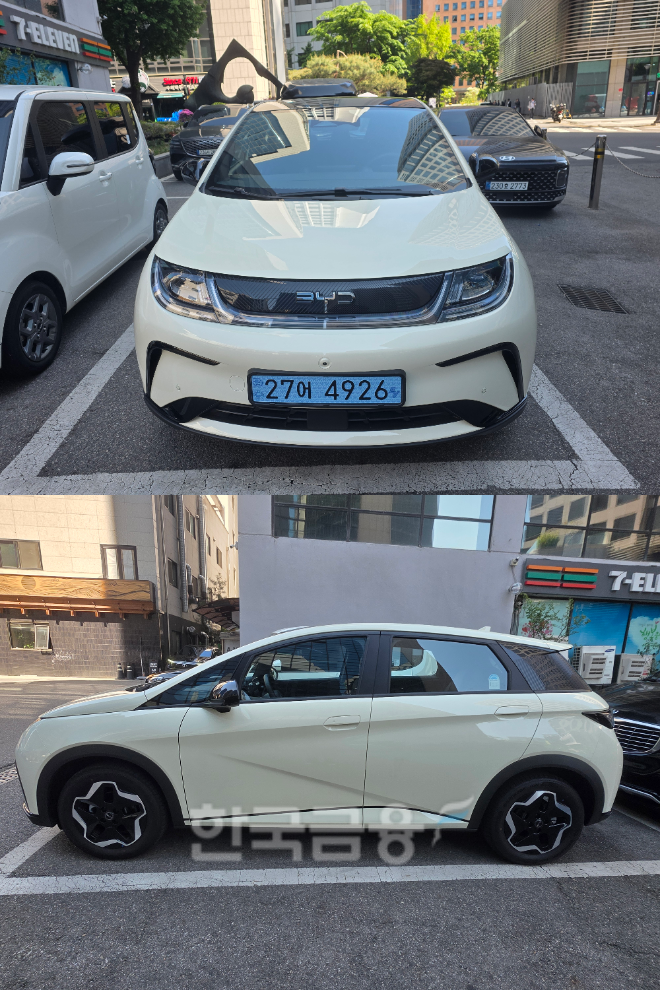 BYD 돌핀 외관 이미지. / 사진=김재훈 기자