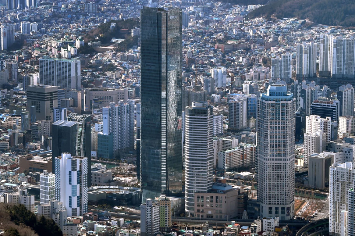 부산국제금융센터(BIFC) 전경