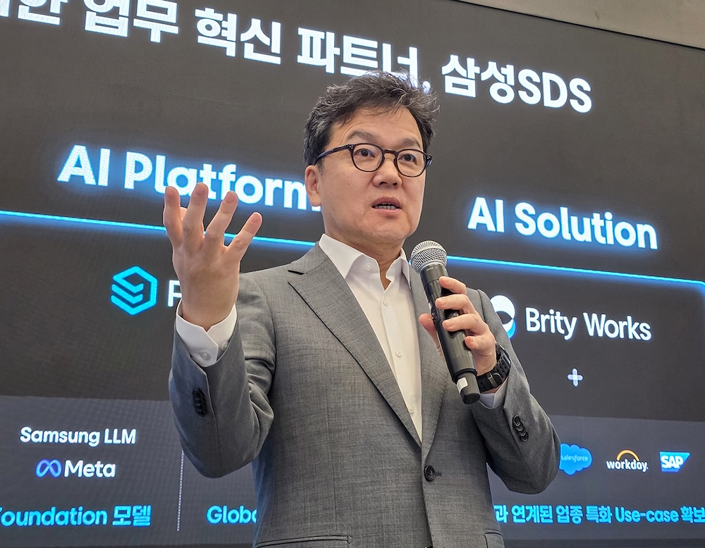 이준희 삼성SDS 대표이사. /사진=삼성SDS