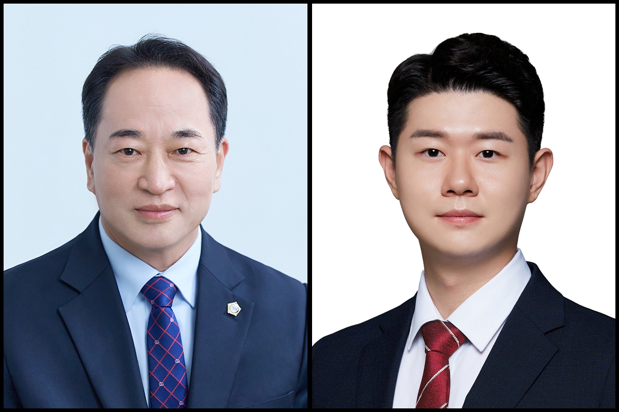 김송환 가선거구 후보(왼쪽), 김동현 나선거구 후보./사진=중앙선관위원회