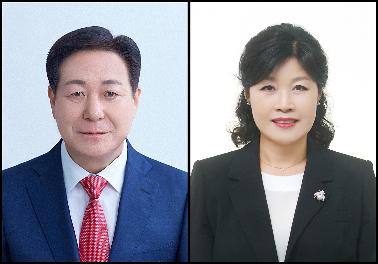 우병호 다선거구(가) 후보(왼쪽), 고진숙 다선거구(나) 후보./사진=중앙선관위원회