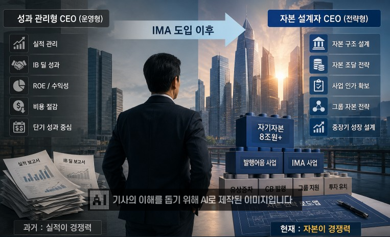 증권사 CEO의 변신은 무죄…‘운영형’에서 ‘자본 설계자’로