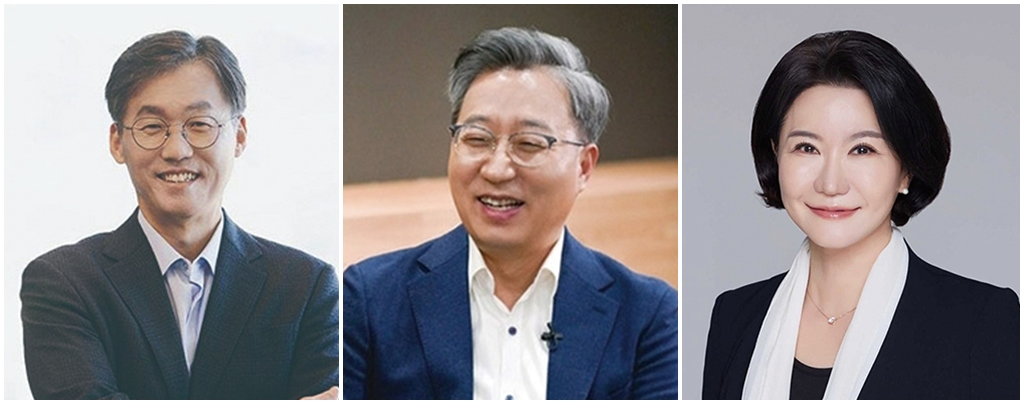(왼쪽부터) 최우형 케이뱅크 행장, 윤호영 카카오뱅크 대표, 이은미 토스뱅크 대표 / 사진제공 = 각 사