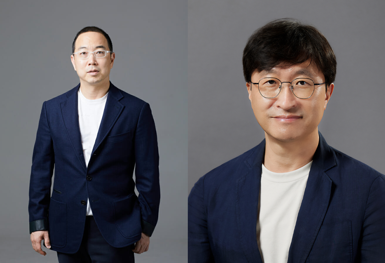 송병준 컴투스이사회 의장(왼쪽), 남재관 컴투스 대표. / 사진=컴투스
